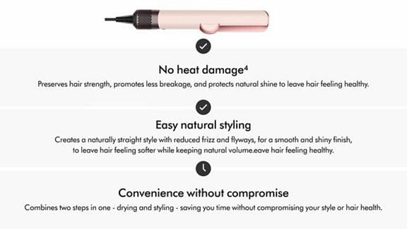 Buy Original Dyson Airstrait Dryer And Straightener Ceramic Pink - Online at Best Price in Pakistan