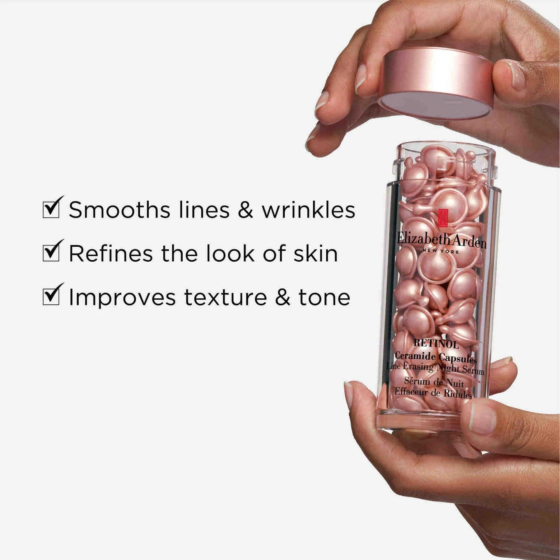 Buy Original Elizabeth Arden Retinol Ceramide Capsules Line Erasing Night Serum x90 - Online at Best Price in Pakistan