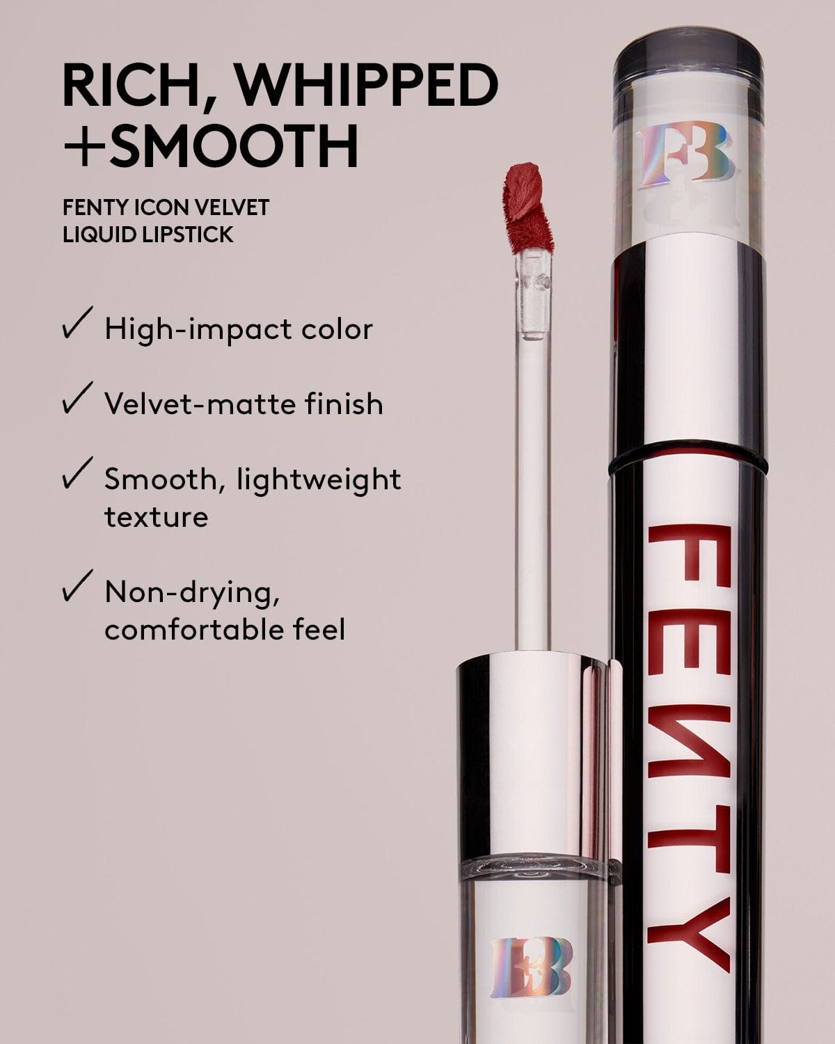 Buy Original Fenty Beauty Icon Velvet Liquid Lipstick C Suite Heart - Online at Best Price in Pakistan