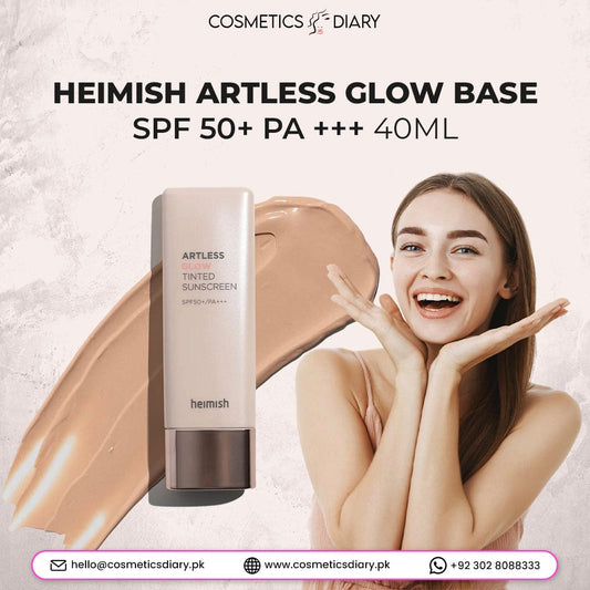 Buy Original heimish Artless Glow Base Spf 50+ PA +++ 40ml - Online at Best Price in Pakistan