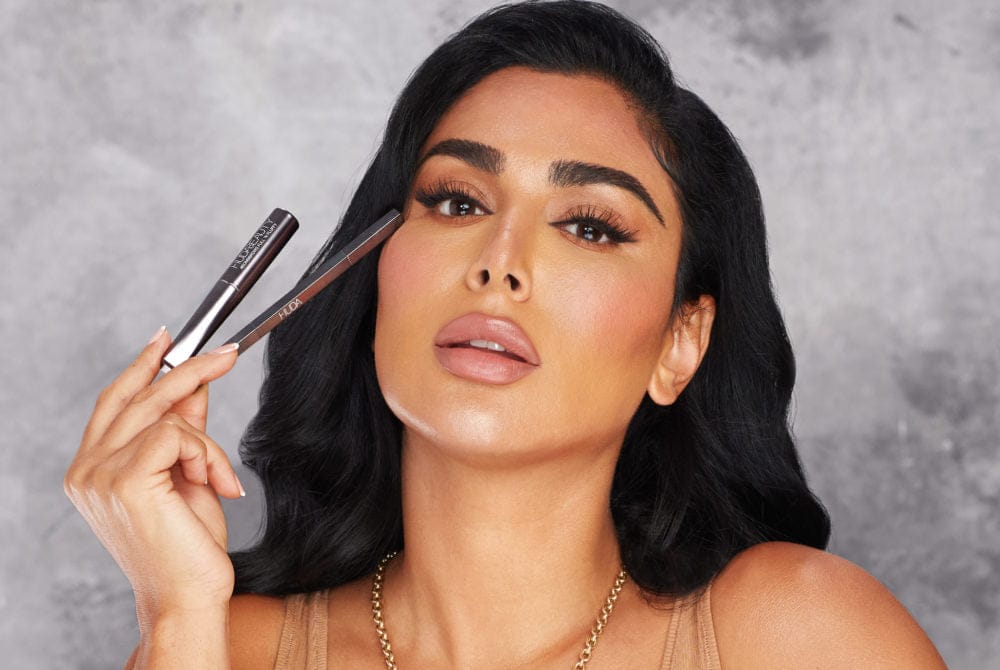 Buy Original Huda Beauty Bombbrows Full ‘n Fluffy Fiber Gel 3 Caramel Blonde 4.5ml - Online at Best Price in Pakistan