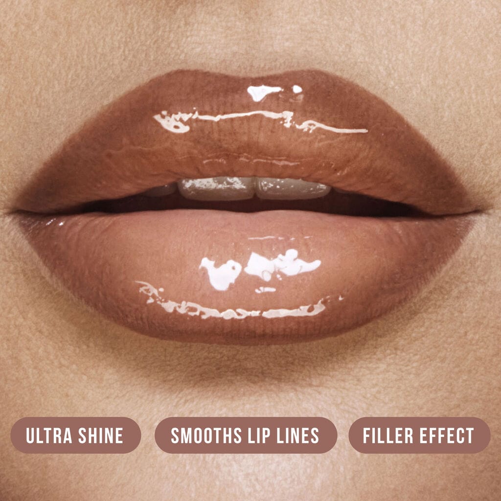Buy Original Huda Beauty FAUX FILLER Extra Shine Lip Gloss Bombshell 3.9ml - Online at Best Price in Pakistan