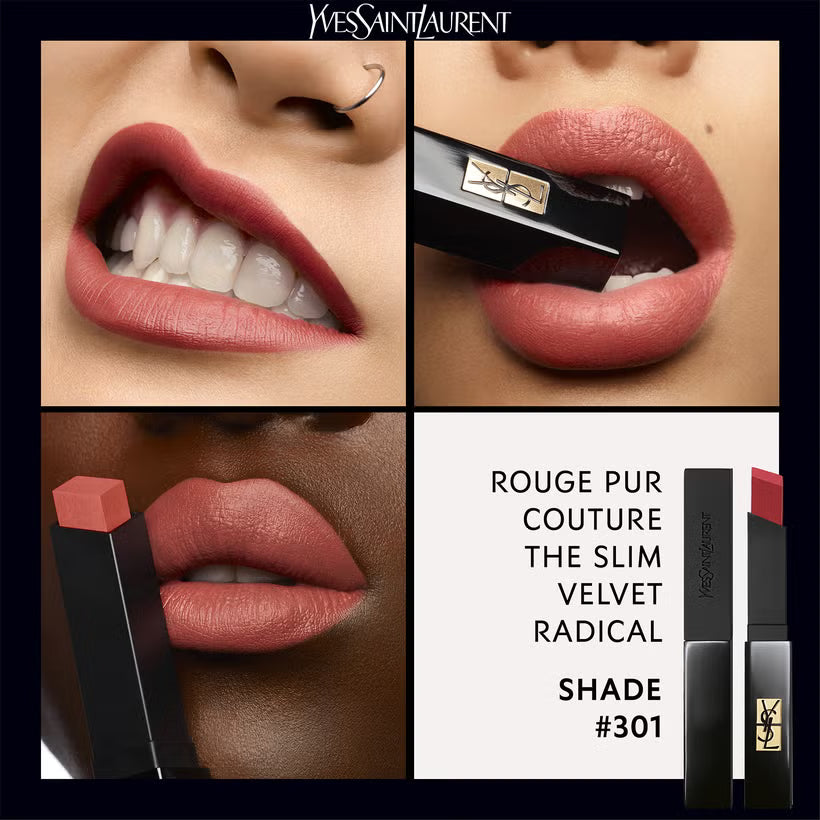 Buy Original Yves Saint Laurent Rouge Pur Couture The Slim Velvet Radical Lipstick 301 - Online at Best Price in Pakistan