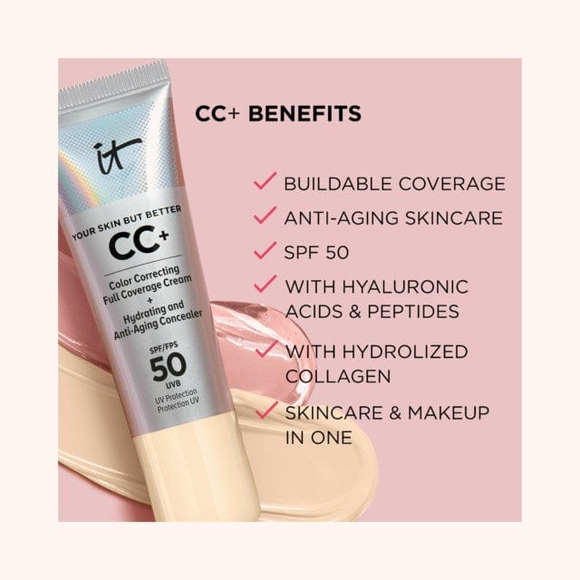 Buy Original IT Cosmetics CC+ Cream Full-Coverage Foundation with SPF 50 - Fair - Online at Best Price in Pakistan