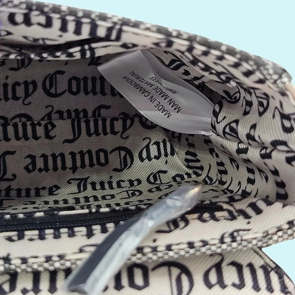 Buy Original Juicy Couture Purse Bag Black Beige Gold Tone Spring Fling Crossbody Y2K - Online at Best Price in Pakistan
