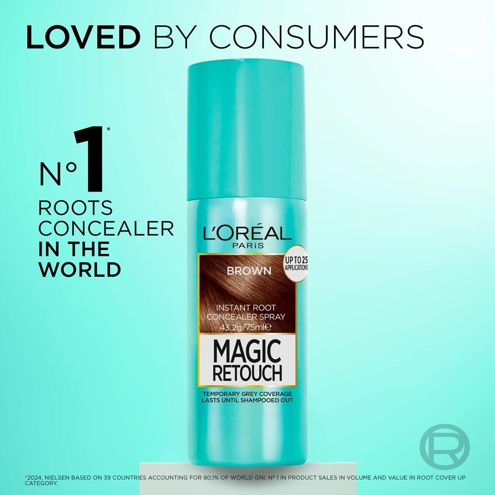 Buy Original Loreal Paris Magic Retouch Temporary Root Concealer Spray - Brown 75ml - Online at Best Price in Pakistan