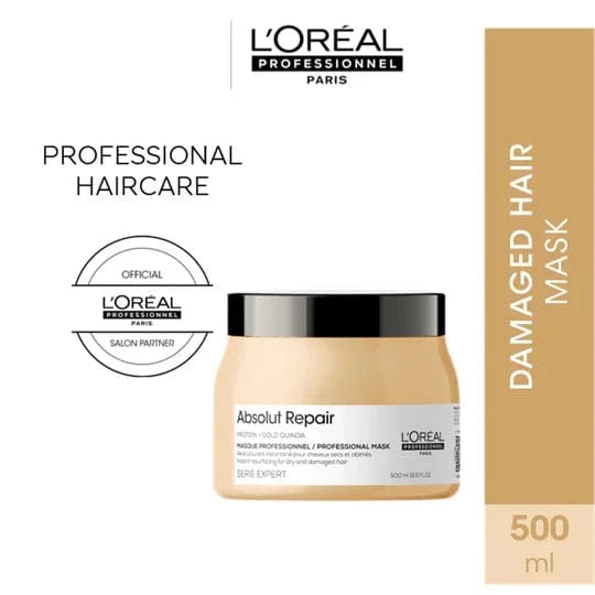 Buy Original L'Oreal Professionnel Absolut Repair Instant Resurfacing Masque 500ml - Online at Best Price in Pakistan
