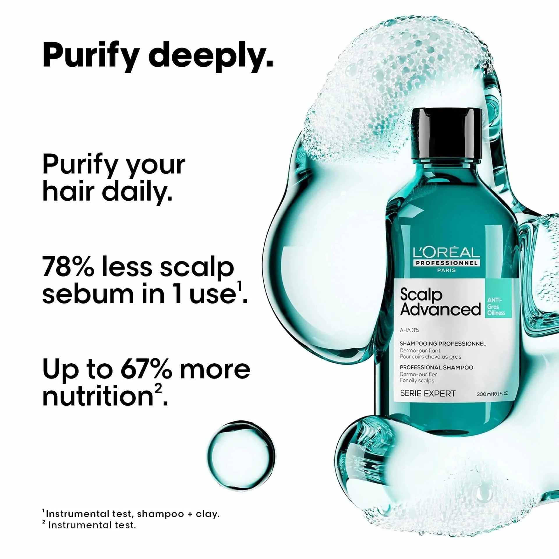 Buy Original LOreal Professionnel Serie Expert Scalp Advanced Anti-Oiliness Shampoo 500ml - Online at Best Price in Pakistan