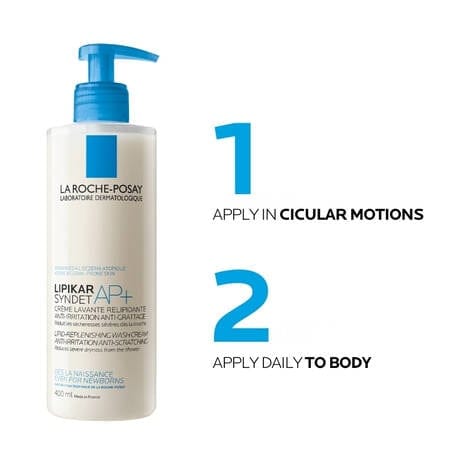 Buy Original La Roche-Posay Lipikar Syndet AP+ Body Wash Shower Cream 400ml - Online at Best Price in Pakistan