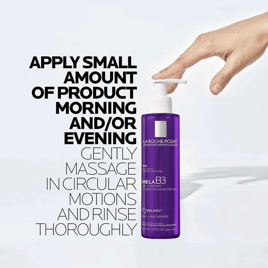 Buy Original La Roche Posay Mela B3 Facial Gel Cleanser With Melasyl + Niacinamide 200ml - Online at Best Price in Pakistan