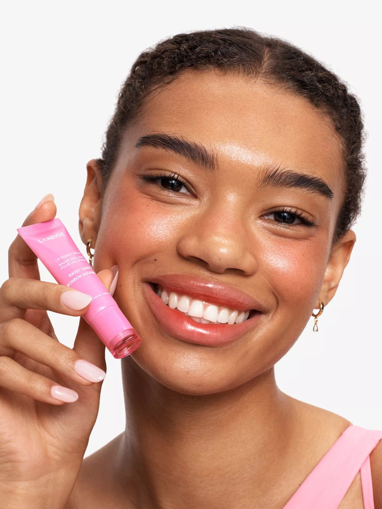Buy Original Laneige Lip Glowy Balm Moisturize & Nourish Sweet Candy (Pink tint) 10g - Online at Best Price in Pakistan
