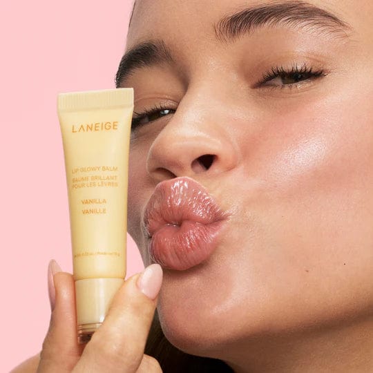 Buy Original Laneige Lip Glowy Balm Moisturize & Nourish Vanilla (Beige tint) 10g - Online at Best Price in Pakistan