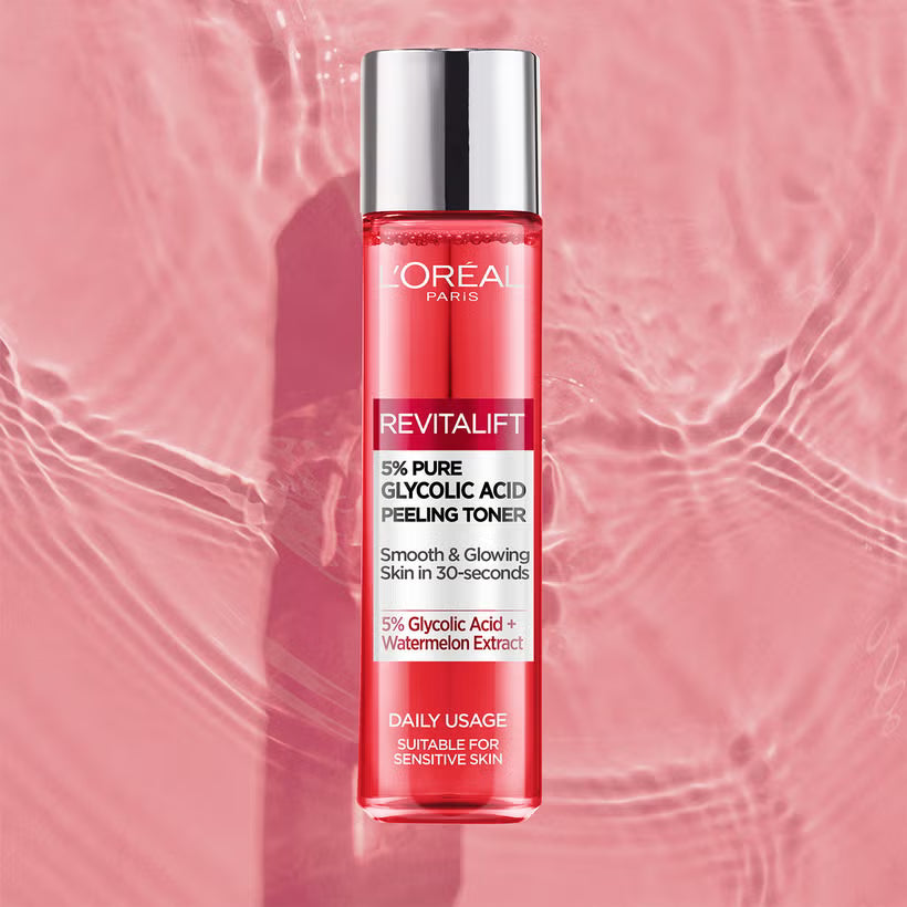 Buy Original Loreal Paris Revitalift 5% Glycolic Acid Peeling Toner 180ml - Online at Best Price in Pakistan