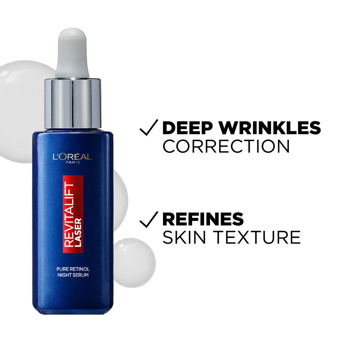 Buy Original LOreal Paris Revitalift Laser 0.2 Pure Retinol Wrinkle Night Serum 30ml - Online at Best Price in Pakistan