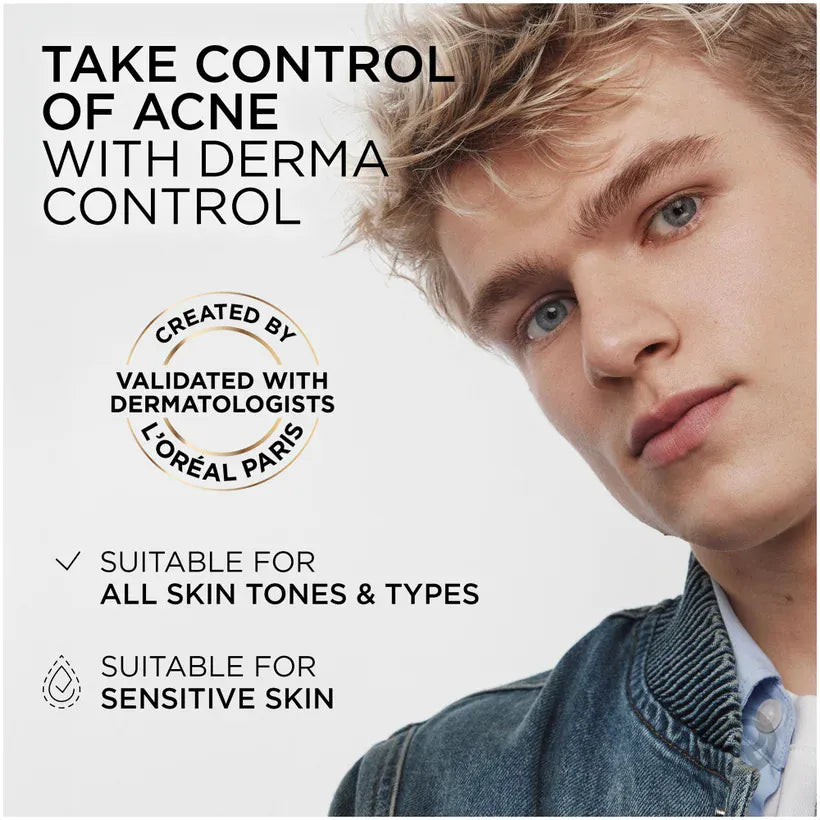 Buy Original LOreal Men Expert Derma Control Cleansing Gel for Oily & Blemish-Prone Skin 260ml - Online at Best Price in Pakistan