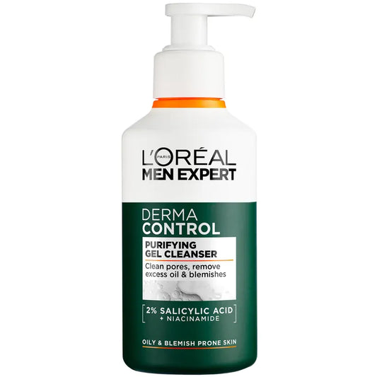 Buy Original LOreal Men Expert Derma Control Cleansing Gel for Oily & Blemish-Prone Skin 260ml - Online at Best Price in Pakistan