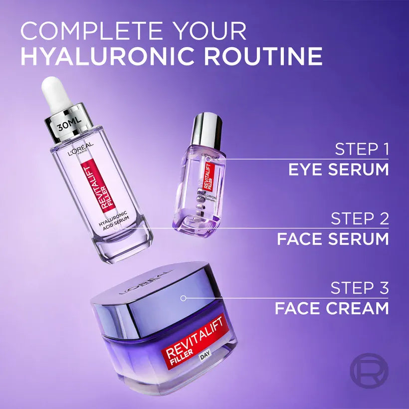 Buy Original LOreal Paris 1.5% Hyaluronic Acid Revitalift Filler Serum 30ml - Online at Best Price in Pakistan