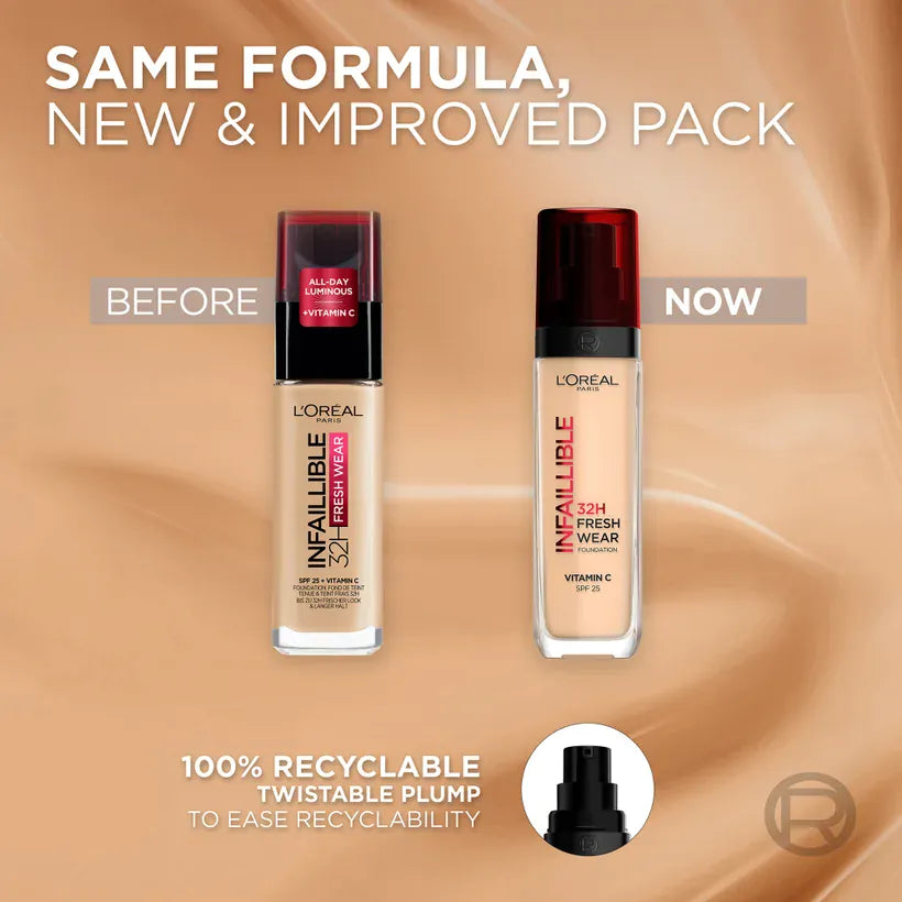 Buy Original LOreal Paris Infallible 32H Freshwear Liquid Foundation 015 Neutral 30ml - Online at Best Price in Pakistan