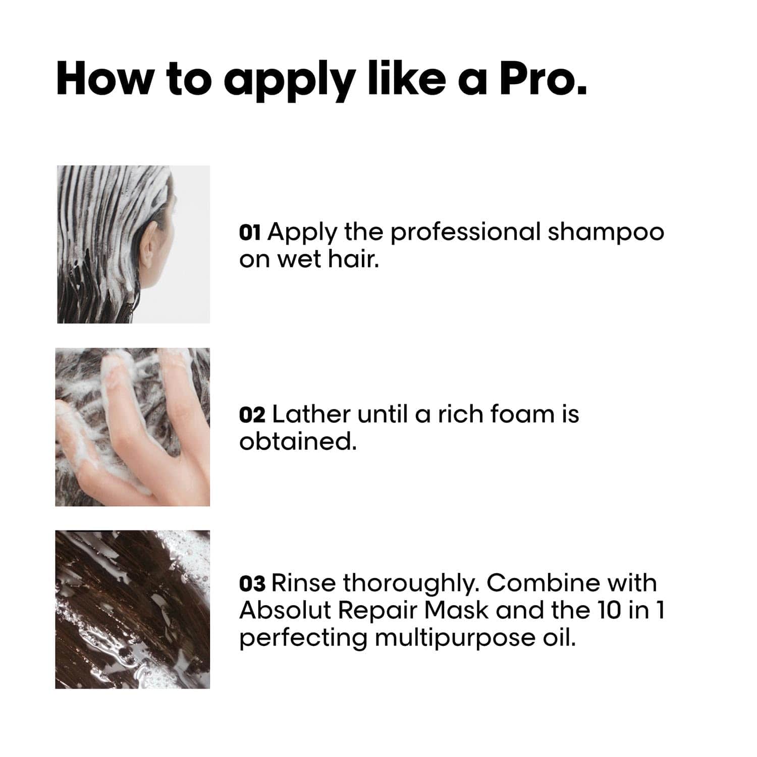 Buy Original Loreal Professionnel Absolut Repair Shampoo for Dry & Damaged Hair 300ml - Online at Best Price in Pakistan