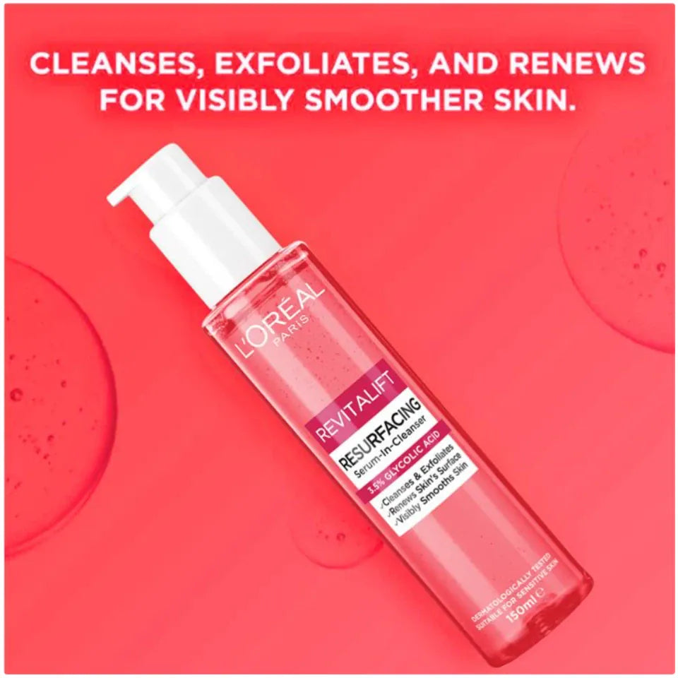 Buy Original LOreal Revitalift Resurfacing Serum-In-Cleanser 150ml - Online at Best Price in Pakistan