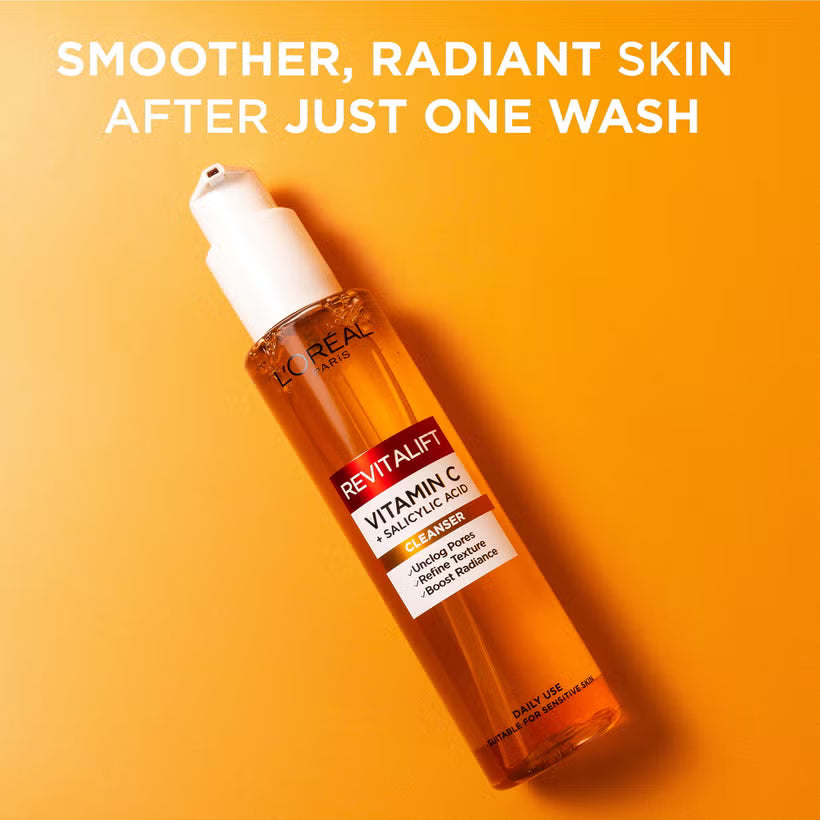 Buy Original LOreal Revitalift Vitamin C + Salicylic Acid Cleanser Face Wash Gel 150ml - Online at Best Price in Pakistan