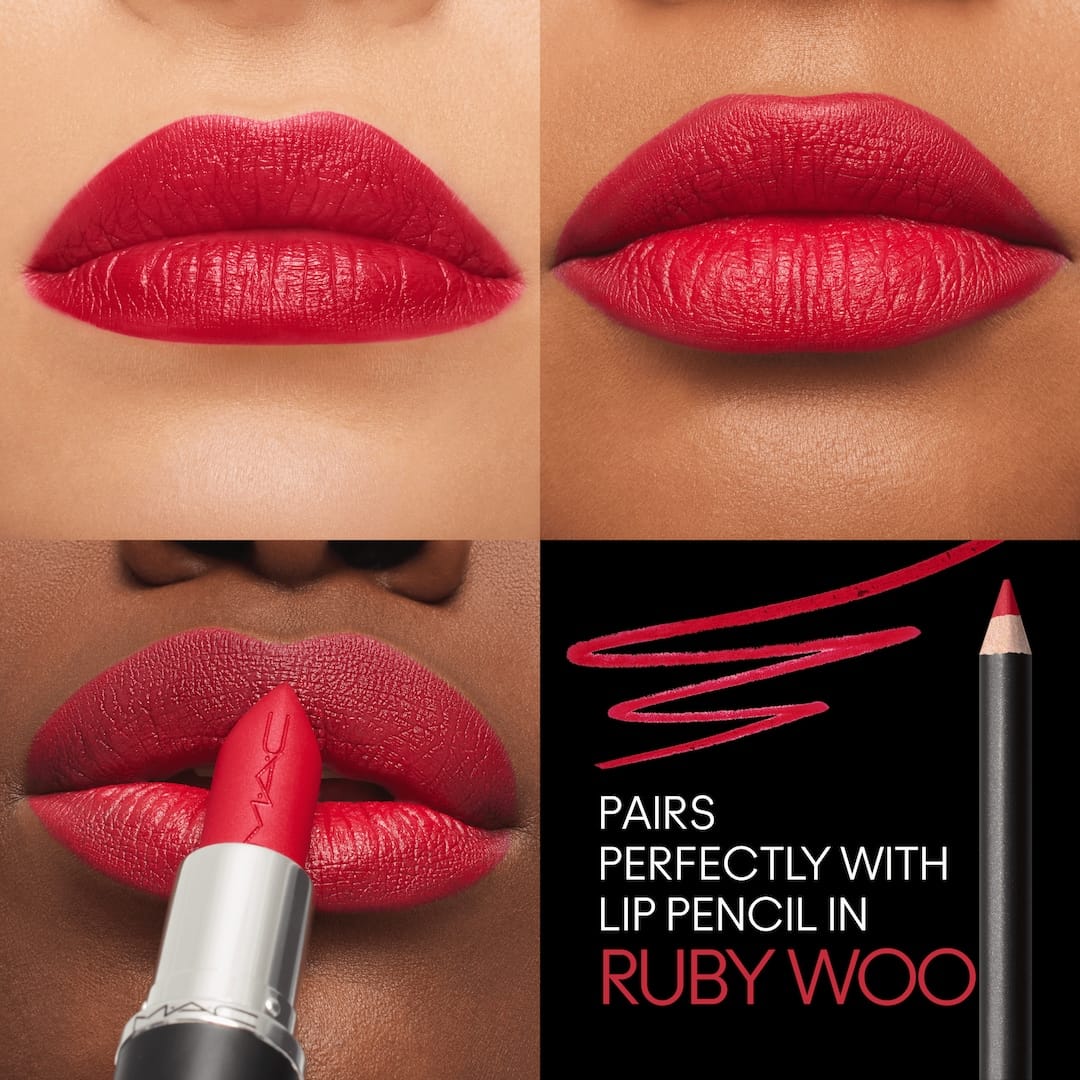 Buy Original MAC M•A•Cximal Silky Matte Lipstick 691 Ruby Woo - Online at Best Price in Pakistan