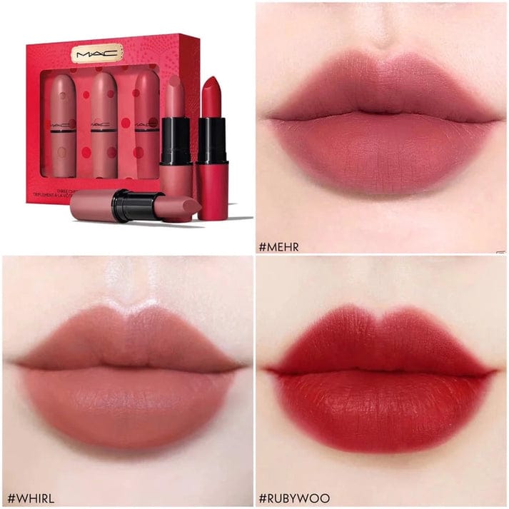 Buy Original MAC Three Cheers Lipstick Trio Set - Online at Best Price in Pakistan