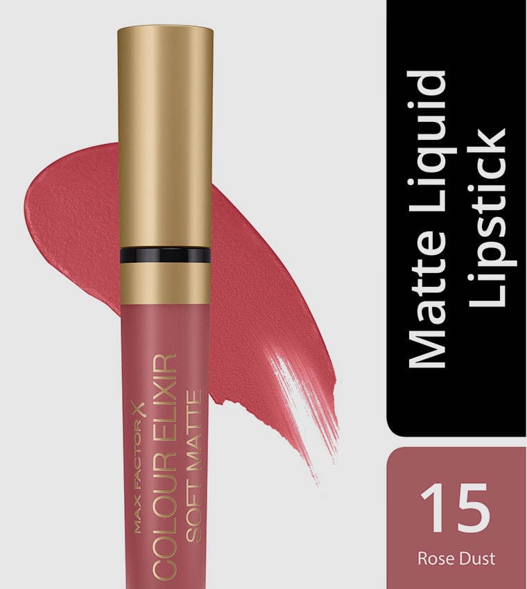 Buy Original Max Factor Colour Elixir Soft Matte 015 Rose Dust 4ml Liquid Lipstick - Online at Best Price in Pakistan