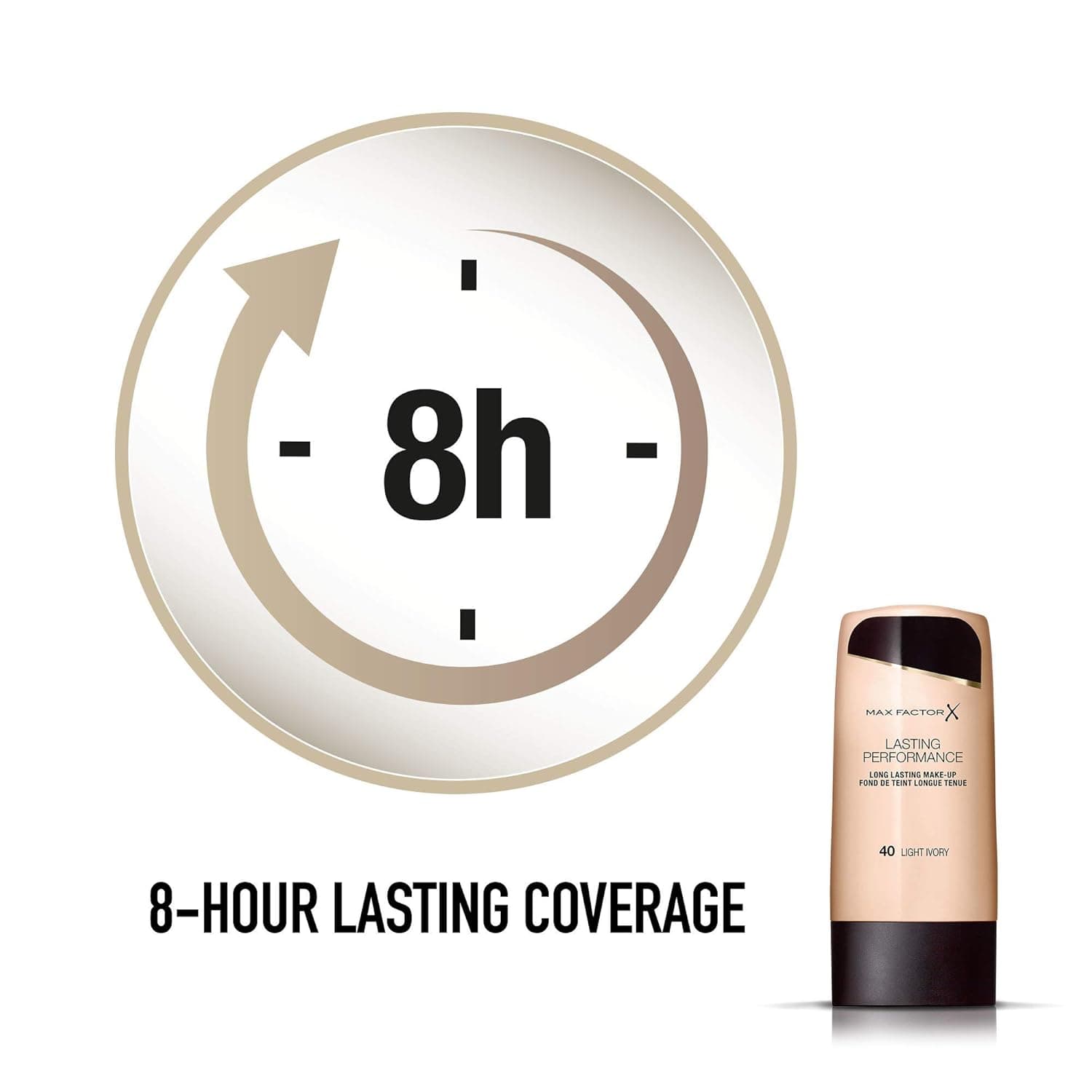Buy Original Max Factor Maxfactor Lasting Performance Foundation 40 Light Ivory 35ml - Online at Best Price in Pakistan