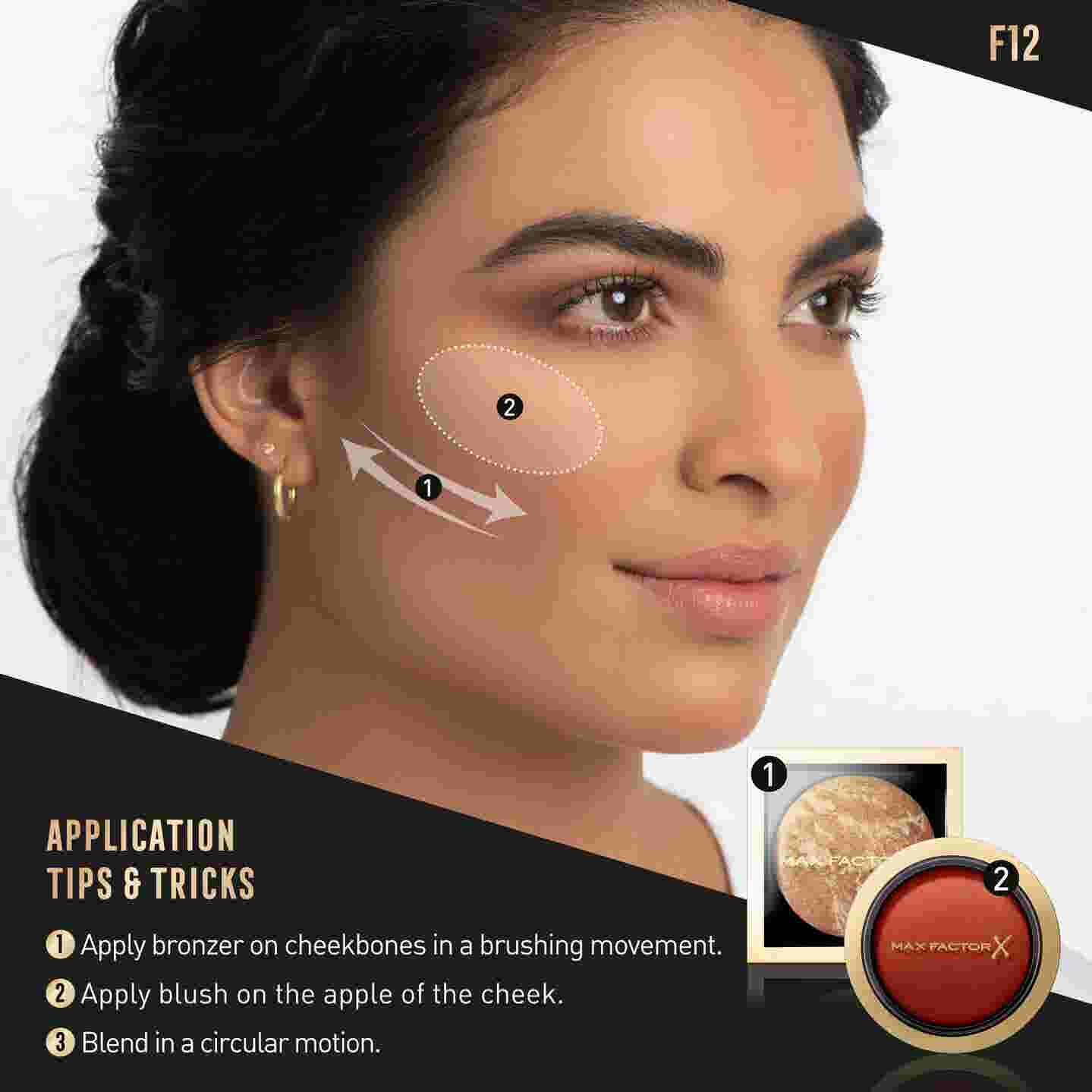 Buy Original Max Factor Pro Powder & Blush Brush by Mashael Ajeel - F12 - Online at Best Price in Pakistan