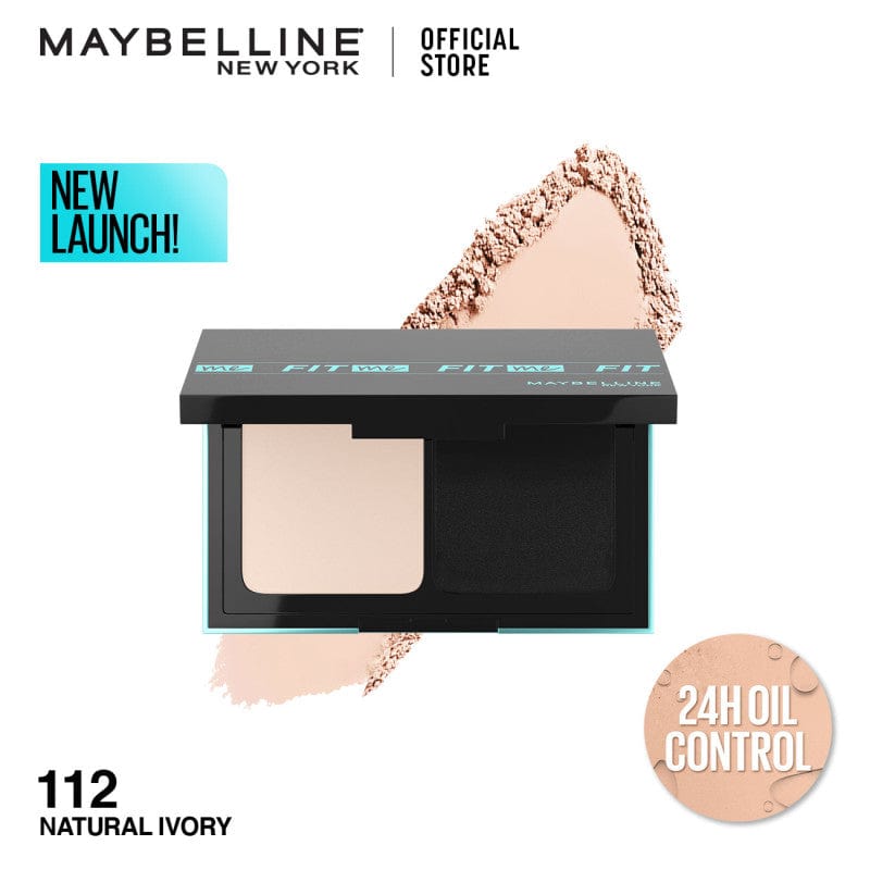 Buy Original Maybelline Fit Me Powder Foundation Matte+Poreless 112 Natural Ivory - Online at Best Price in Pakistan