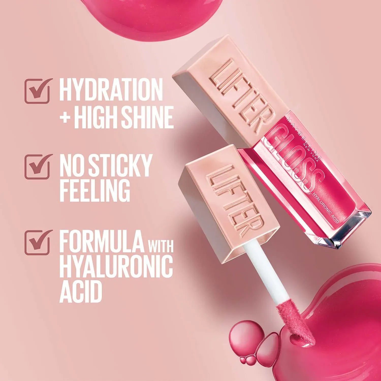 Buy Original Maybelline Hydrating Lifter Lip Gloss with Hyaluronic Acid 002 Ice - Online at Best Price in Pakistan