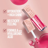 Buy Original Maybelline Hydrating Lifter Lip Gloss with Hyaluronic Acid 002 Ice - Online at Best Price in Pakistan