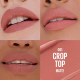 Buy Original Maybelline Serum Lipstick Crop Top Matte 001 - Online at Best Price in Pakistan