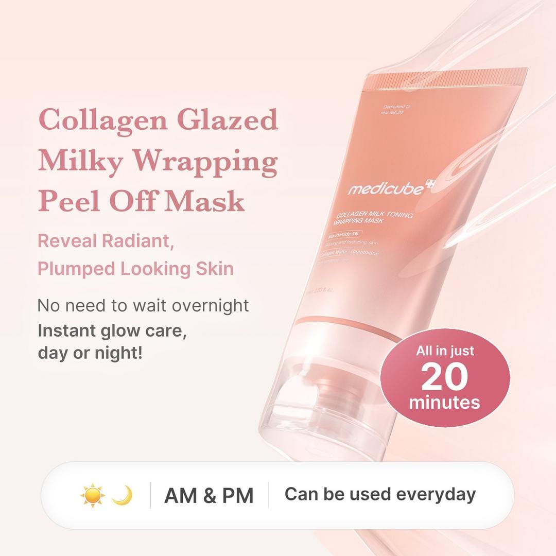 Buy Original Medicube Collagen Milk Toning Wrapping Mask 75ml - Online at Best Price in Pakistan