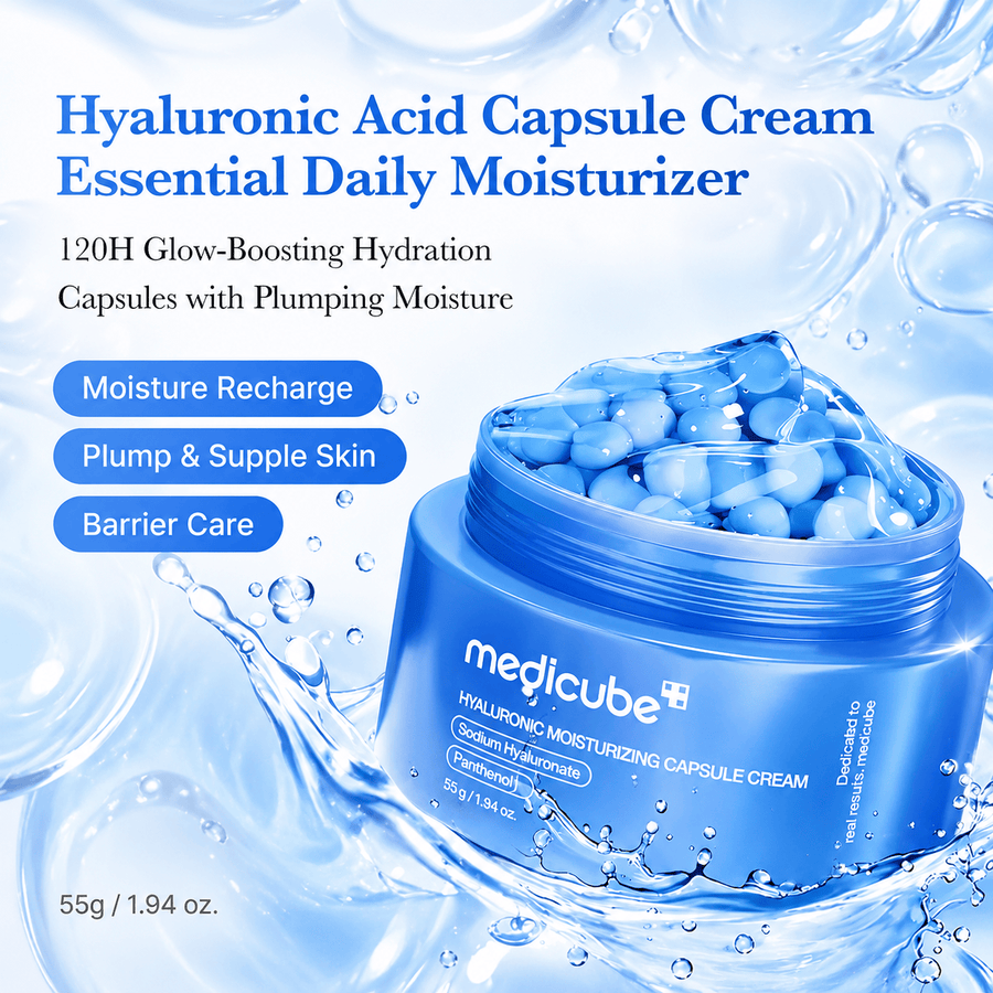 Buy Original Medicube Hyaluronic Moisturizing Capsule Cream 55g - Online at Best Price in Pakistan