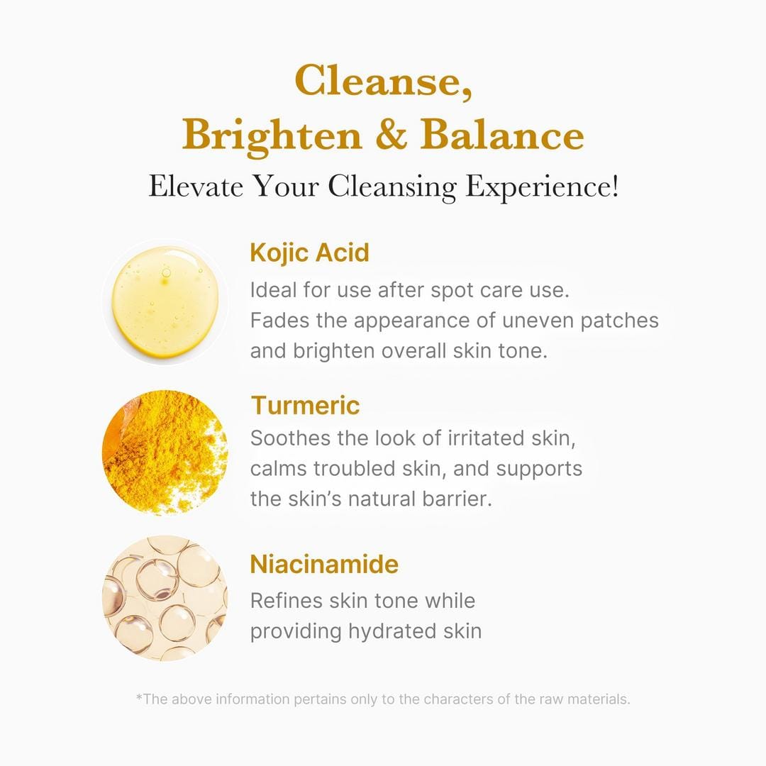 Buy Original Medicube Kojic Acid Turmeric Toning Cleanser 120g - Online at Best Price in Pakistan
