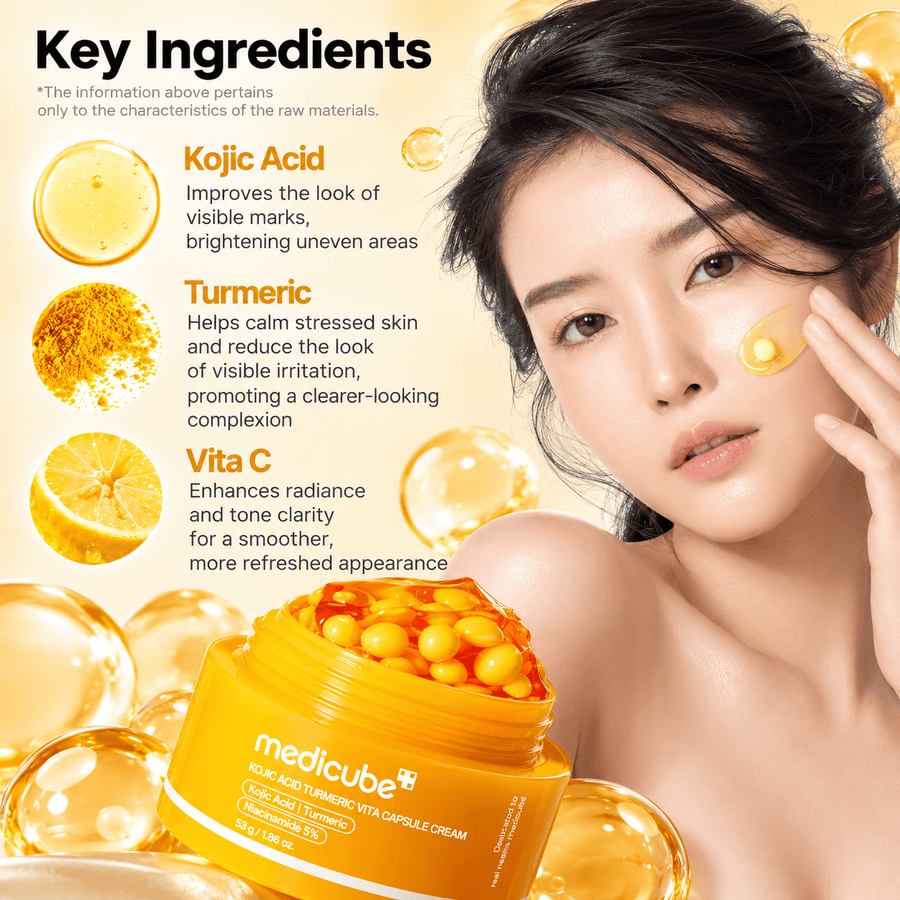 Buy Original Medicube Kojic Acid Turmeric Vita Capsule Cream 53g - Online at Best Price in Pakistan