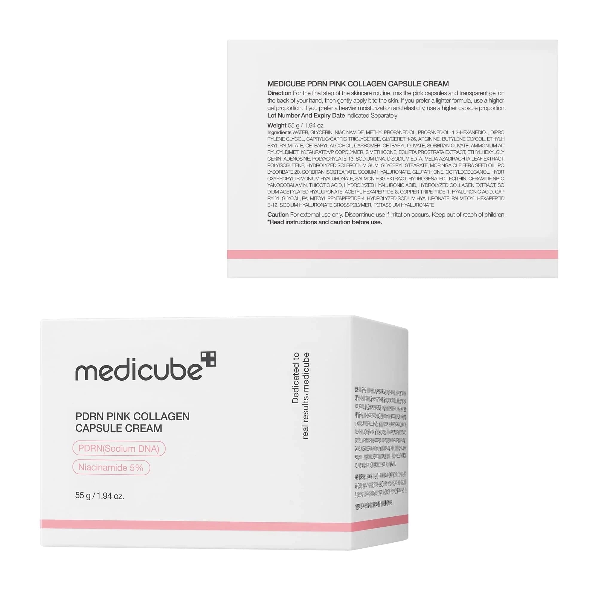 Buy Original Medicube PDRN Pink Collagen Capsule Cream 55g - Online at Best Price in Pakistan