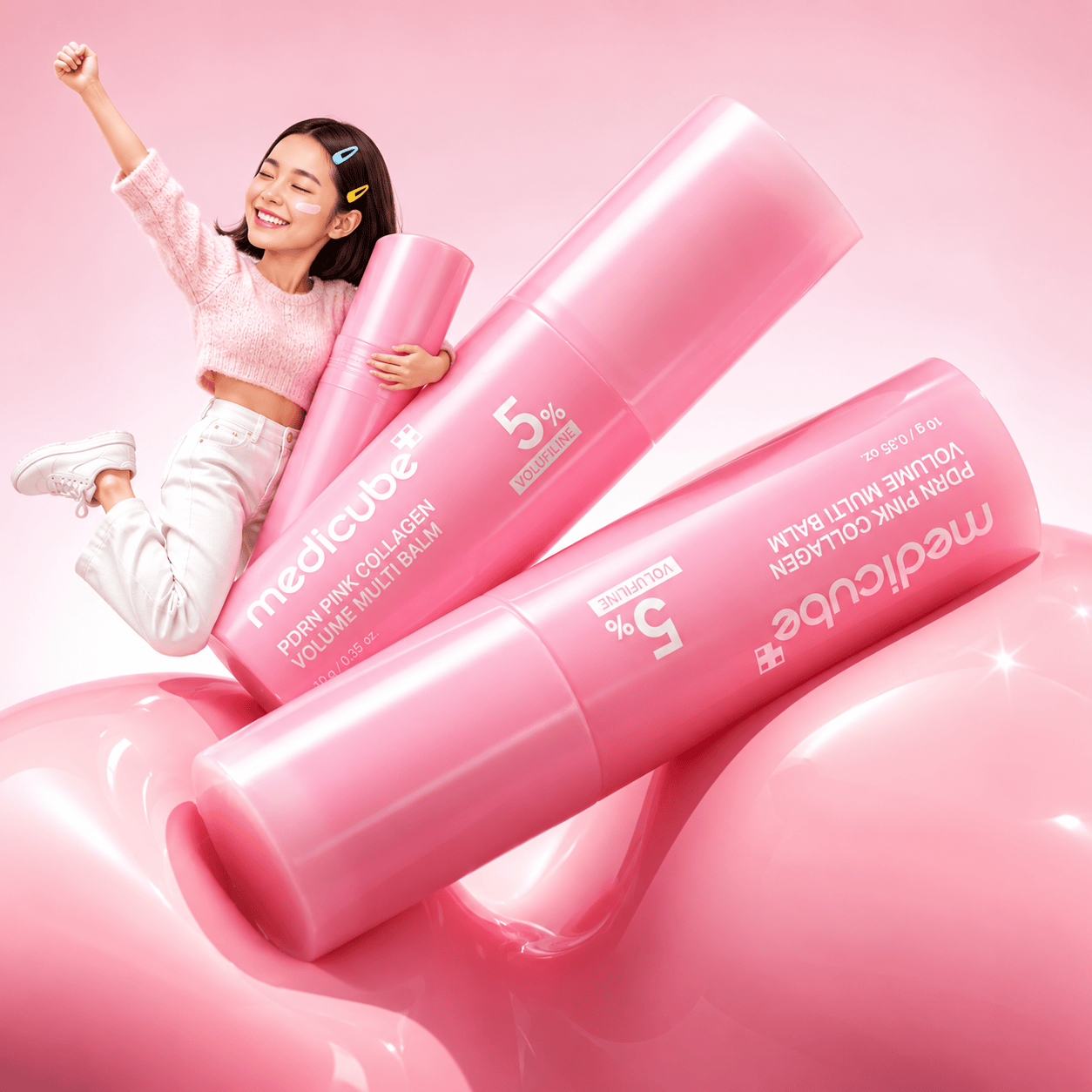 Buy Original Medicube PDRN Pink Collagen Volume Multi Balm 10g - Online at Best Price in Pakistan