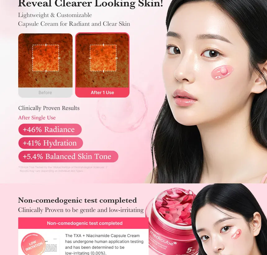 Buy Original Medicube TXA Niacinamide Capsule Cream 55g - Online at Best Price in Pakistan