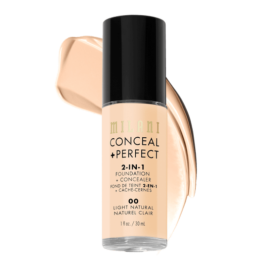 Buy Original Milani Cosmetics Conceal + Perfect 2-In-1 Foundation 00 Light Natural 30ml - Online at Best Price in Pakistan