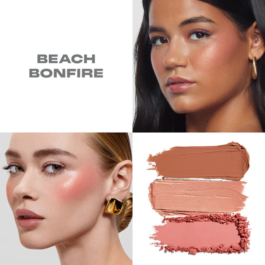 Buy Original Morphe Cheek Thrills Multi-Finish Face Trio Beach Bonefire - Online at Best Price in Pakistan
