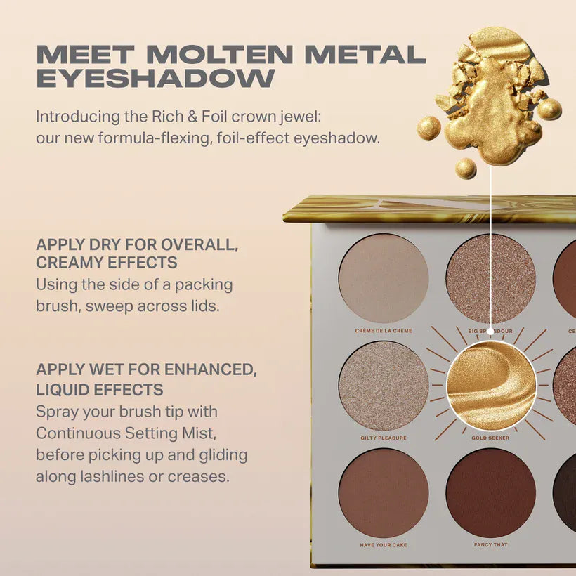 Buy Original Morphe Rich & Foiled Artistry Eyeshadow Palette in Gold Seeker - Online at Best Price in Pakistan