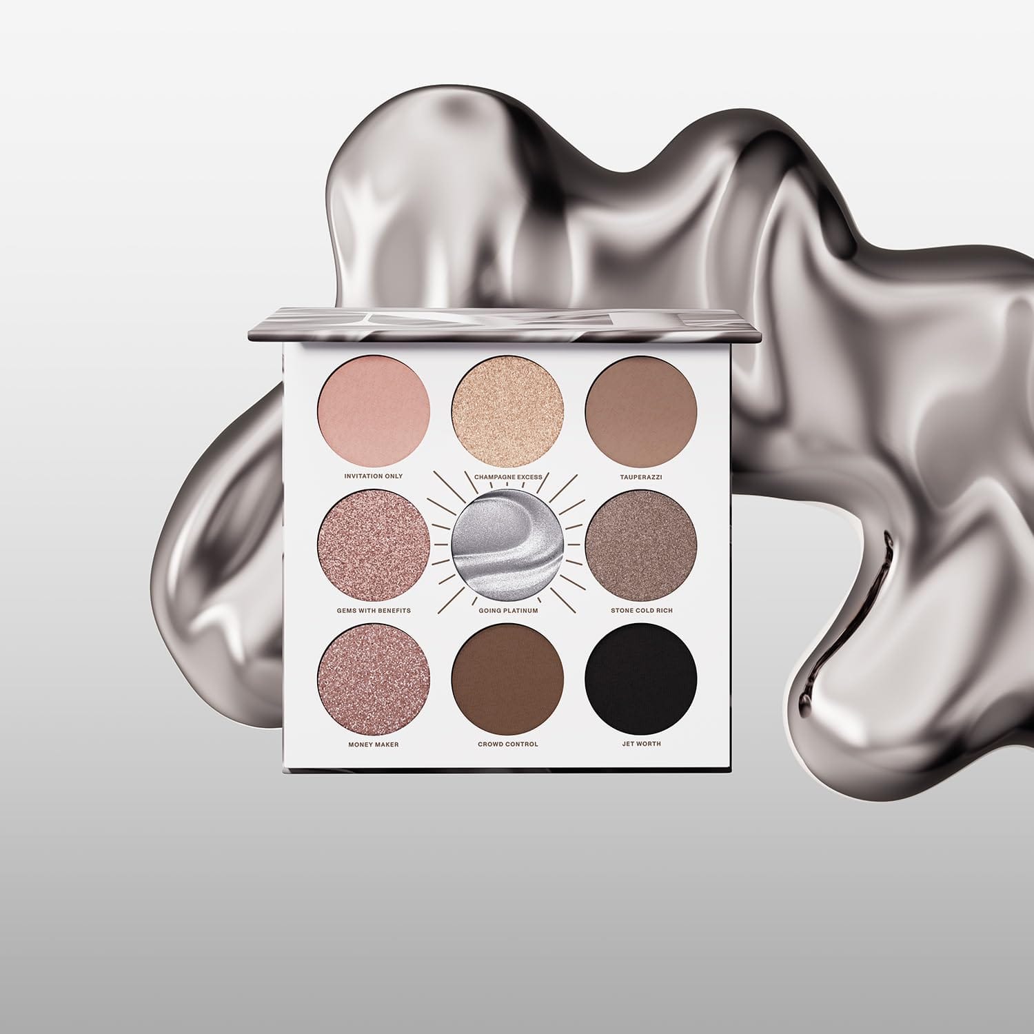 Buy Original Morphe Rich & Foiled Going Platinum Eyeshadow Palette - Online at Best Price in Pakistan