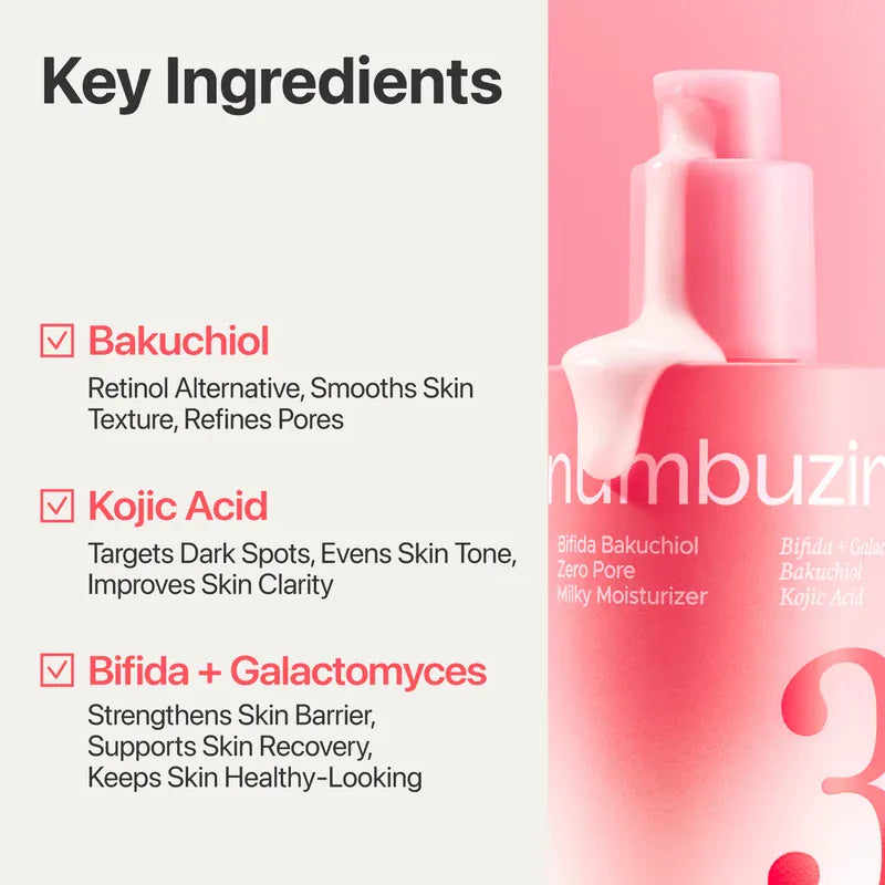 Buy Original Numbuzin No.3 Bifida Bakuchiol Zero Pore Milky Moisturizer - 150ml - Online at Best Price in Pakistan