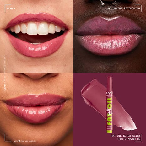 Buy Original NYX Professional Makeup Fat Oil Slick Click Lip Oil Stick 09 That's Major - Online at Best Price in Pakistan