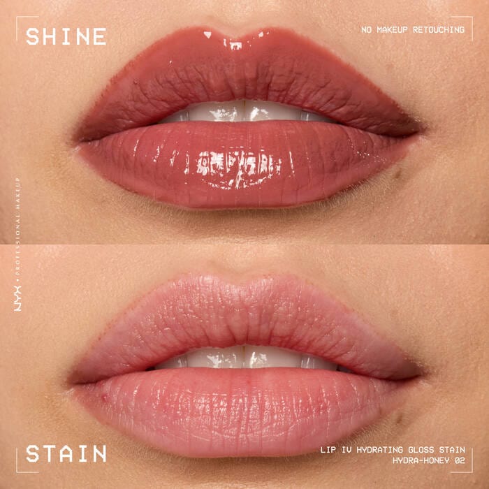 Buy Original Nyx Professional Makeup Lip I.V. Hydrating Lip Gloss Stain 02 Hydra Honey - Online at Best Price in Pakistan