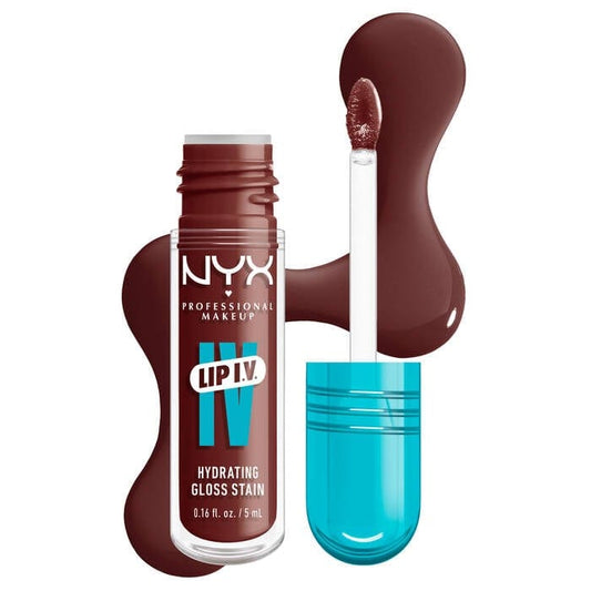 Buy Original Nyx Professional Makeup Lip I.V. Hydrating Lip Gloss Stain 05 Mocha Me Wet - Online at Best Price in Pakistan