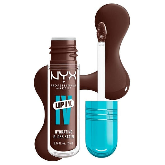 Buy Original Nyx Professional Makeup Lip I.V. Hydrating Lip Gloss Stain 06 Expresso Soak - Online at Best Price in Pakistan